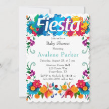 Fiesta Mexican Blume Babydusche