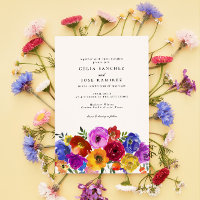 Fiesta Mexican Colorful Floral Wedding