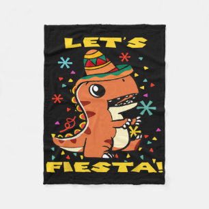 Fiesta Mexican Dinosaurier Cinco De Mayo Toddle Fleecedecke
