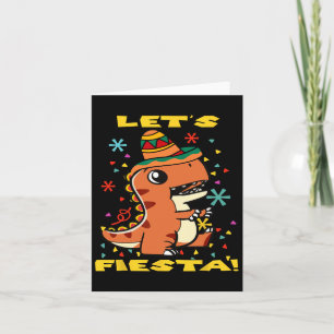 Fiesta Mexican Dinosaurier Cinco De Mayo Toddle Karte