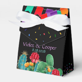 Fiesta Mexican Floral Cactus Wedding Geschenkschachtel