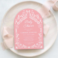 Fiesta Mexican Girl Baby Shower Arch Einladung