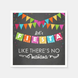 Fiesta Mexican Paper Napkin Party Mañana Geburtsta Serviette