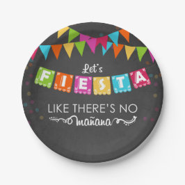 Fiesta Mexican Paper Plate Party Mañana Birthday Pappteller