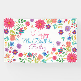 Fiesta Mexicana Folk Lore Banner