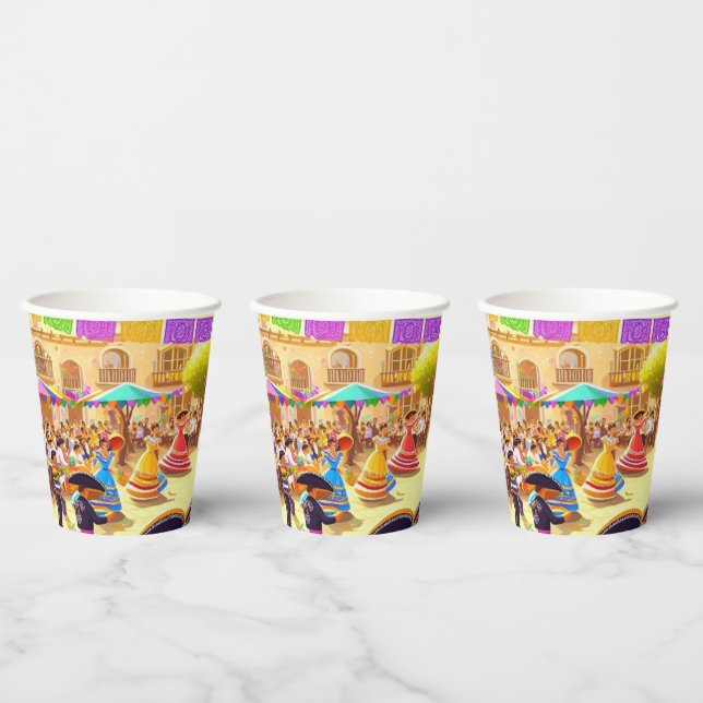 Fiesta Mexicana Pappbecher (Multi)