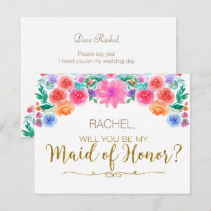 FIESTA Mexicaner wird meine Trauzeugin-Card sein Einladung