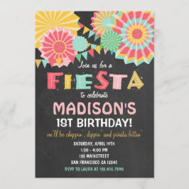 Fiesta-mexikanisches Geburtstags-Party Einladung