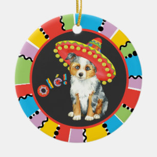 Fiesta Miniature American Shepherd Keramik Ornament