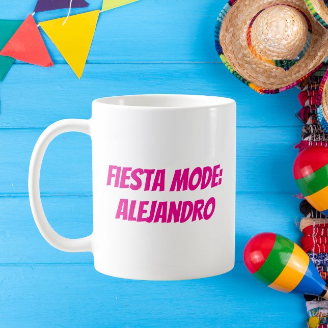 Fiesta Mode Personalisiert Cinco de Mayo Kaffeetasse (Von Creator hochgeladen)