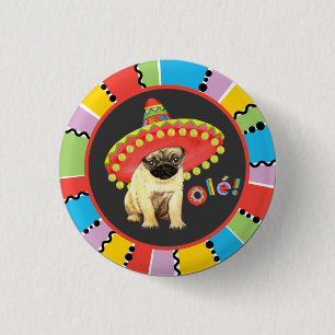 Fiesta-Mops Button