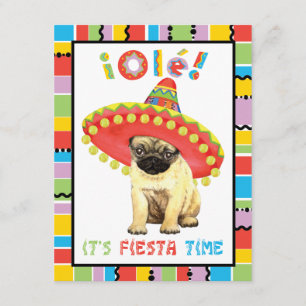 Fiesta Mops Einladung
