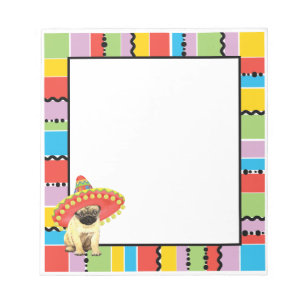 Fiesta Mops Notizblock