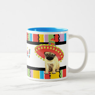 Fiesta-Mops Zweifarbige Tasse