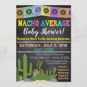 Fiesta Nacho Average Babydusche Einladung