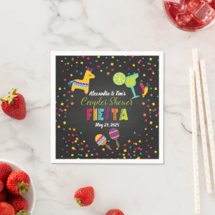 Fiesta-Paar-Shower-Servietten Serviette