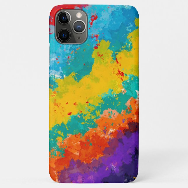 Fiesta Paint Color Splash farbenfrohe Splash Case-Mate iPhone Hülle (Rückseite)