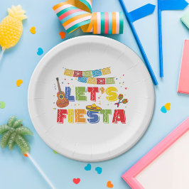 Fiesta Paper Plate mexikanische Themenplatte Pappteller