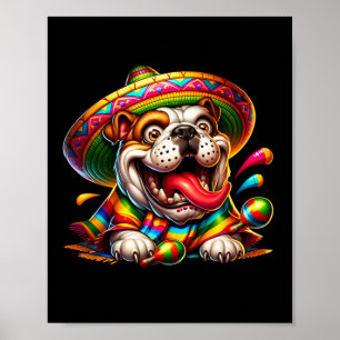Fiesta Party Family Cinco De Mayo Mexiko Englisch Poster