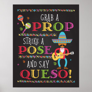 Fiesta-Party-Foto-Prop-Booth-Plakat Poster