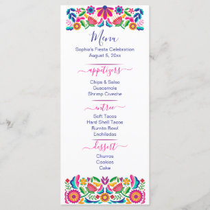 Fiesta Party Menü Menükarte