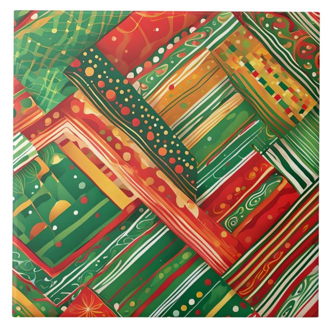 Fiesta-Patchwork-Fliese Fliese (Vorderseite)