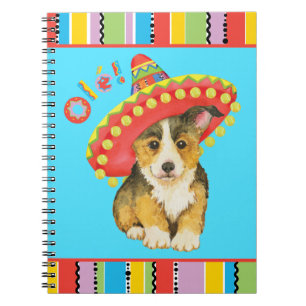 Fiesta Pembroke Welsh Corgi Notebook Notizblock