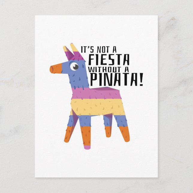 Fiesta Pinata Postkarte (Vorderseite)