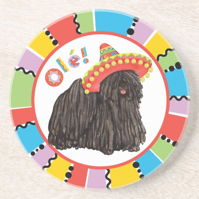 Fiesta Puli Sandstone Untersetzer (Vorne)