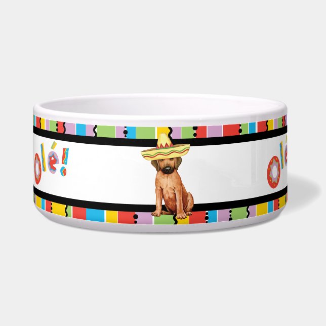 Fiesta Rhodesian Ridgeback Bowl Napf (Links)