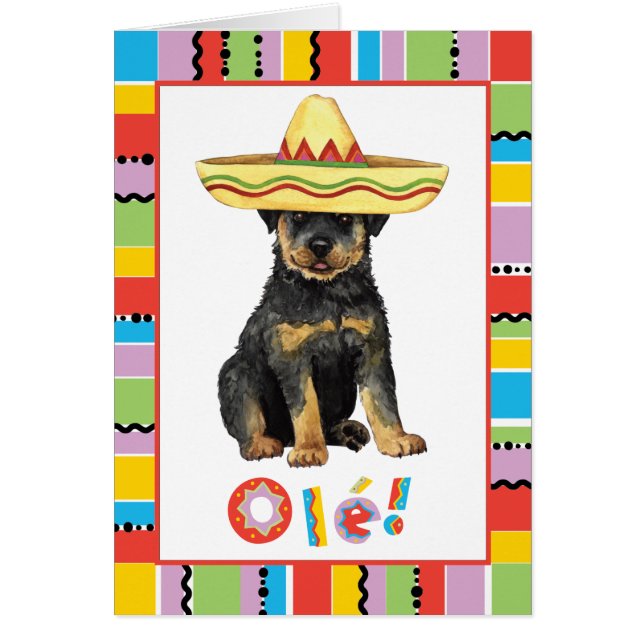 Fiesta Rottweiler Card (Vorne)