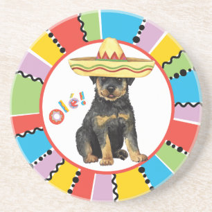 Fiesta Rottweiler Getränkeuntersetzer