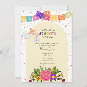 Fiesta Senorita Kinderdusche Einladung
