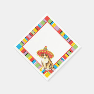 Fiesta Sheltie Serviette