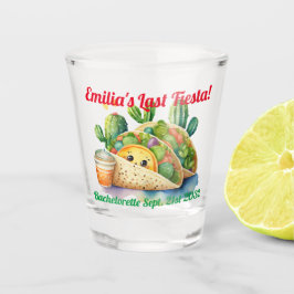 Fiesta Shot Glass Taco Bachelorette Personalisiert Schnapsglas