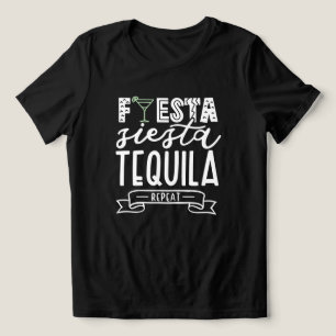 Fiesta Siesta Tequila Repeat Junggesellinnen-Absch Tri-Blend Shirt
