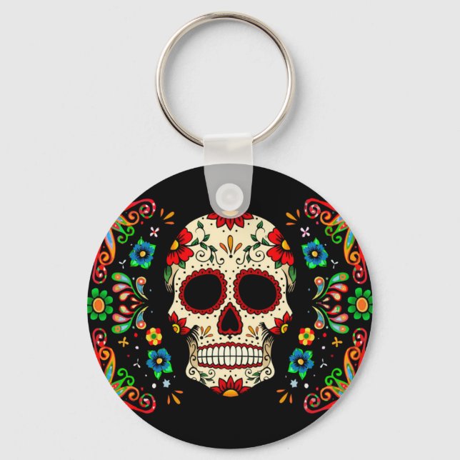Fiesta Skull Schlüsselanhänger (Vorderseite)
