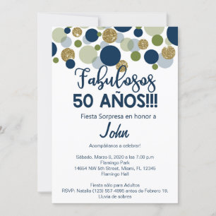 Fiesta sorpresa, Einladung zum Geburtstag von Männ