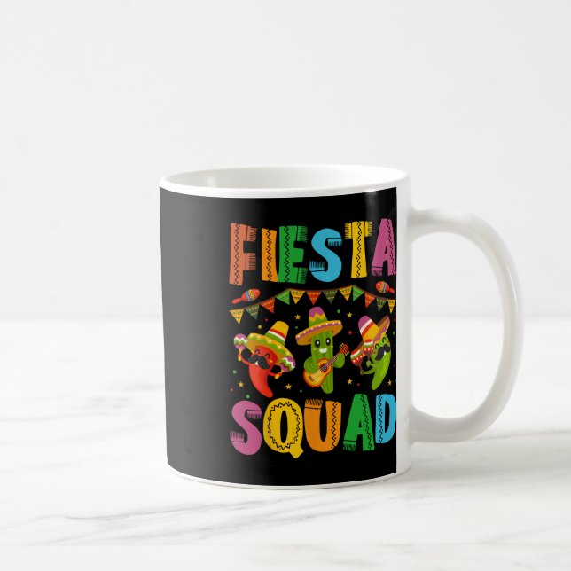 Fiesta Squad Cinco de Mayo für Männer und Kinder Kaffeetasse (Rechts)