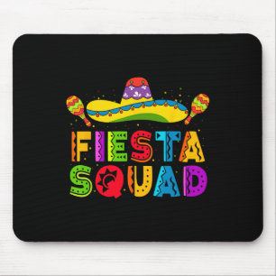 Fiesta Squad Cinco De Mayo Party Familie Matching Mousepad