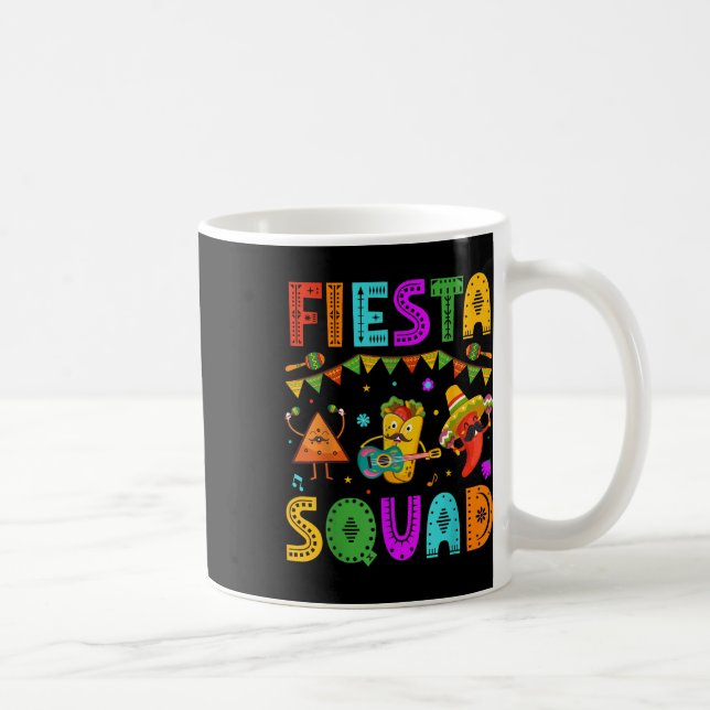 Fiesta Squad Cinco De Mayo Party Kaffeetasse (Rechts)