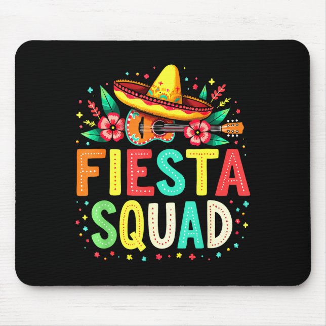 Fiesta-Squad Cinco De Mayo-Party-Outfits für Männe Mousepad (Vorne)