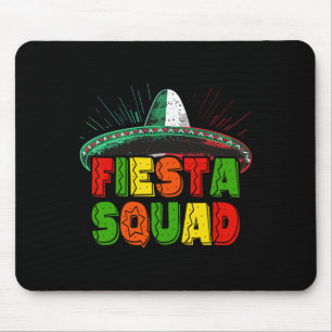 Fiesta Squad Family Matching Cinco De Mayo 1 Mousepad