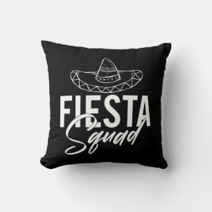 Fiesta Squad Fiesta Junggesellinnenabschied-Shirts Kissen