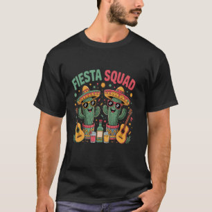 Fiesta Squad Party Mexikanisch 5 De Mayo Lustig Ci T-Shirt