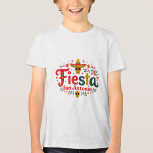 Fiesta Squad San Antonio Texas Cinco De Mayo Lasse Tri-Blend Shirt