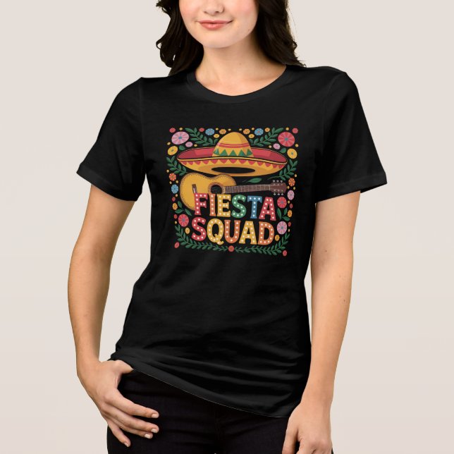Fiesta Squad Tri-Blend Shirt (Vorderseite)