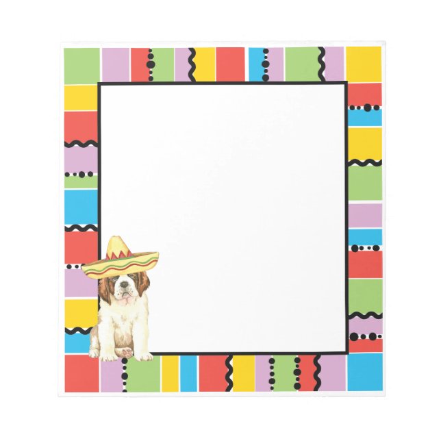 Fiesta St Bernard Notizblock (Vorderseite)