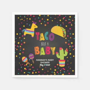 Fiesta Taco Bout a Baby Napkin - Anpassbar Serviette