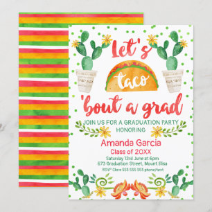 Fiesta Taco Bout A Grad Party Einladung